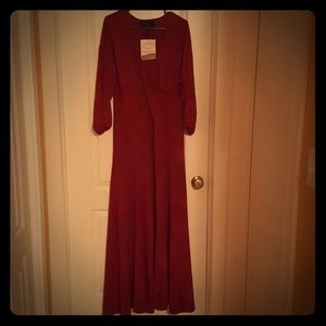 Burgundy Dress